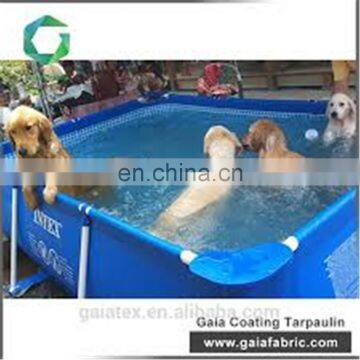 collapsible water pool  PVC Coated Tarpaulin thick tarp