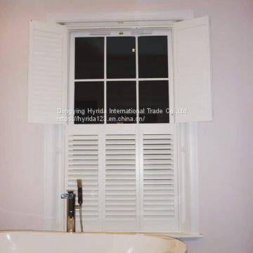 Plantation Pvc Window Shutter Louver For Interior Bedroom photo-2