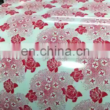 Flower Painted PPGI Prepainted Galvanized Steel Coil From Shandong Supplier