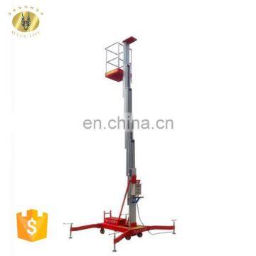 7LSJLI Shandong SevenLift 10m Tilt Back Aluminium Vertical Hydraulic Telescoping Electric Material Transportable Man Lift photo-4
