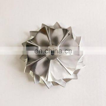 K16 7+7 blades 54.64/71.00mm overall height:36.00mm Turbocharger Billet/milling/aluminum 2618 compressor wheel