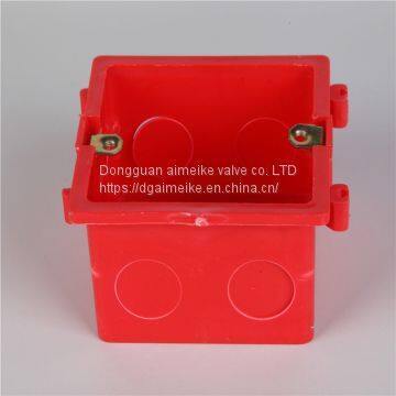Blue / Red Color Switch Junction Box For Wall Switch / Socket Connecting Box photo-3