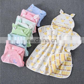 INS Hot 100% Cotton Muslin Baby Bath Towel