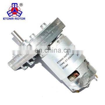 high torque low rpm dc gear electric valve motor 12v