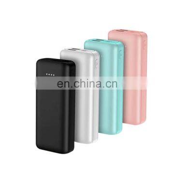 Hot Selling Support Custom Logo Mini Power Bank 10000mah Mobile Charger PowerBank  Promotional Gift Power Bank