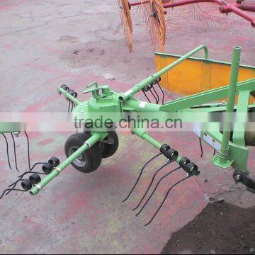 China Manufacturer High Efficiency Pasture Double Side Hay Rake Machine for Sale photo-3