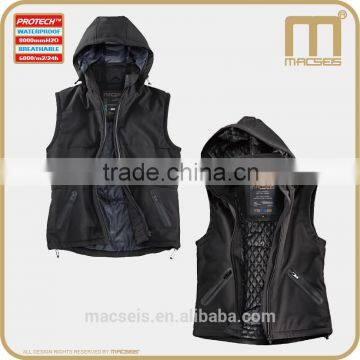 3LAYER SOFTSHELL OUTDOOR FUNCTIONAL WATERPROOF PADDED VEST photo-2