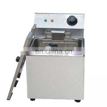 CE Approved New Type Commercial Electric Deep Fryer Stainless Steel Single Tank Potato Chips Fryer Machine Free Shipping photo-2