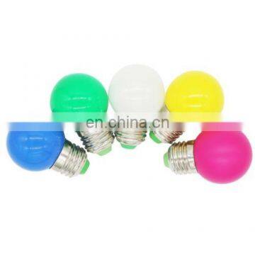 coloured 1W led globe bulb, 1w G45 led bulb light, B22 E27 dimmable led bulb g45 for indoor lighting