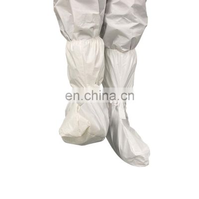 Disposable hospital Anti splash white lab non woven surgical protective isolation Shoe foot Cover for coverall use