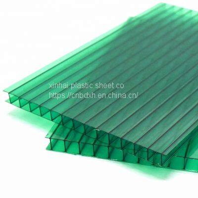 hot selling 6mm 8mm twin wall polycarbonate sheets