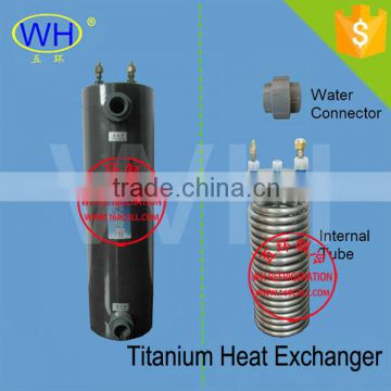 Heat exchanger freon water Plating Unit Tube Heat Exchanger