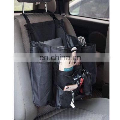 600D Oxford Cloth Travel Convenient Storage Bag Car Backseat Chair Organizer