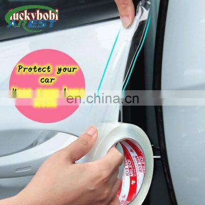 Car Stickers Car Door Sill Protector Multifunction Nano Sticker Tape Auto Bumper Strip Car Door Protect Scratchproof Accessories