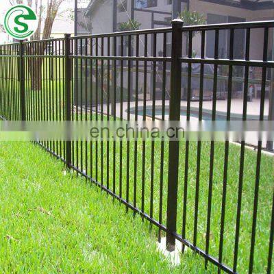 Wholesale Garden Used Steel Fence Modern Forged Wrought Iron Fence