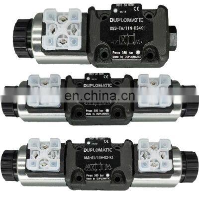 Duplomatic DS3-S3/11N-A110K1  DS3-S3/11N-A230K1  DS3-S3/11N-D12K1DS3-S3/11N-D24K1Hydraulic solenoid Directional Control Valve