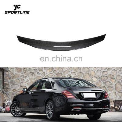 Carbon Fiber W221 Rear Spoiler for Mercedes Benz S450 S500 S550 S63 S65 AMG Sedan 4-Door 08-13