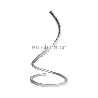 Creative Art Curved Table Lamp Study Decoration Spiral Shape LED Table Lamp