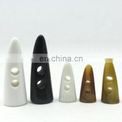 2 hole polyester sewing resin toggle button for garment