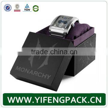 Luxury Wholesale Branded Custom Gift Watch Packaging Box With Pillow, Wrist Display Storage Mens Luxury Leather Watch Box photo-6