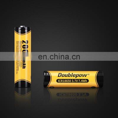 2021 3.7v 18650 2000mah Rechargeable Lithium ion Li Ion Battery Cells for Electronics