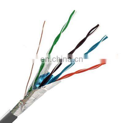 FTP CAT5E CAT5 Communication Cable Indoor 4 Pairs Bare Copper CCA Cat5e Lan Cable