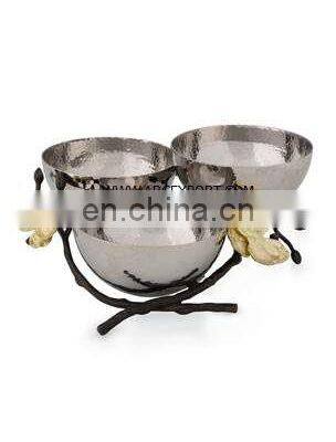 Stainless Steel & Brass Luxury Bowl photo-5