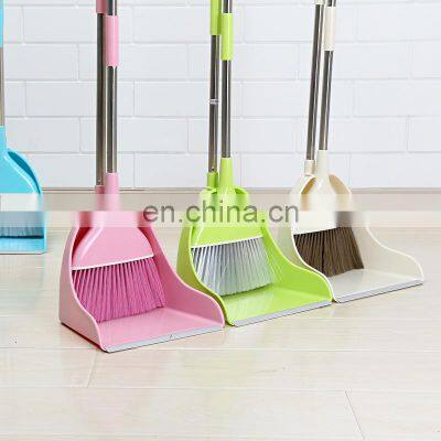 Modern Sleek Creative Broom And Dustpan With Stainless Steel Long Handle photo-2