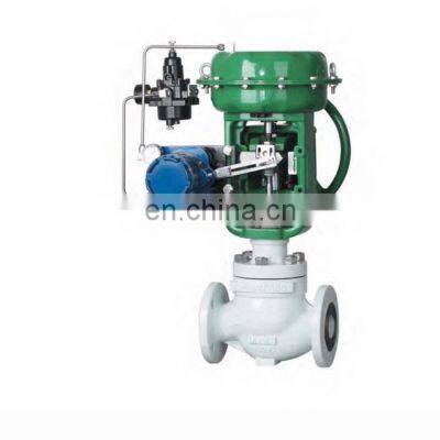 OEM DN25 1inch AC220V WCB Flang End Pneumatic Diaphragm Regulation Valve Pneumatic Valve photo-3