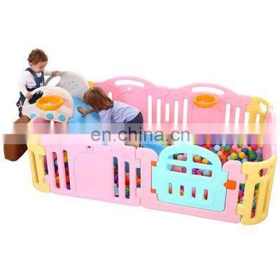 Baby playpen fence new design portable backyard baby gate safety play fence baby play yard play pen