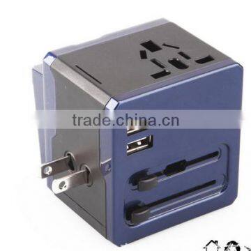 World Travel Adapter With Dual USB Charging Ports photo-3