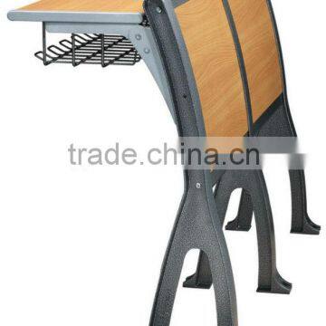 Durable Aluminum Leg College Student Clasroom Desk and Chair TC-905A-L photo-4