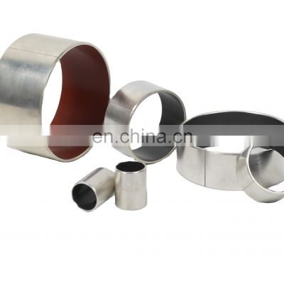 China wholesale steel composite metal bush wrapped sleeve DU bearing self lubricating sleeve bushing TCB100