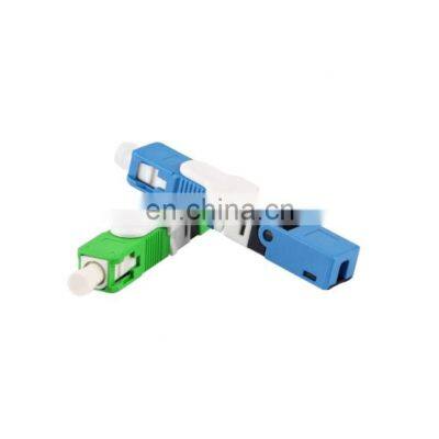 SC APC/UPC optical fiber single mode fast connector for FTTH drop cable