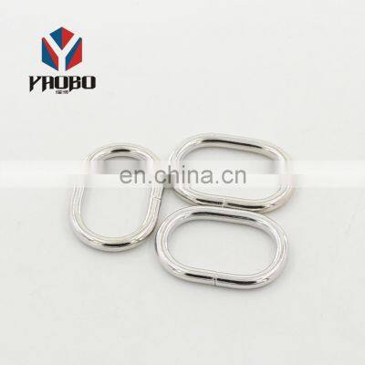 Fashion High Quality Metal Hardware Oval Ring For Bag Strap