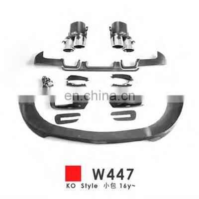 W447 KO Style Black Lower Lip Other Kits Durable Parts Car Assembly For Mercedes Benz 2014-2020/2018-2020