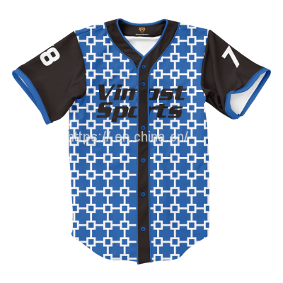 Customized Sportswear Fashion Style Baseball Jersey.