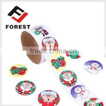 Paper cute cartoon sticker for kids printing, lucky label