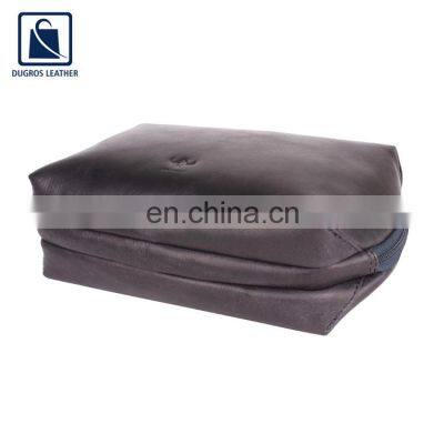 High Quality Best Selling Water Proof Lining Material Genuine Leather Toiletry Bag From Trusted Indian Exporter photo-3