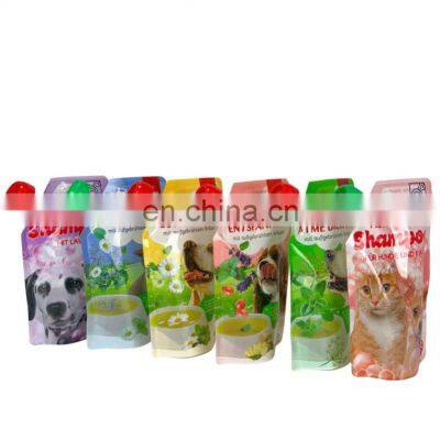 Customized Print Spout Food Grade Sauce Juice Drink Liquid Doypack Bag