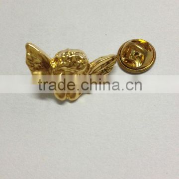 custom lapel pins/ angel pin/ gold plating