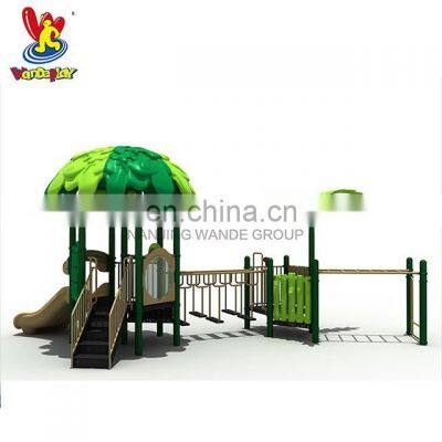 Tree House Outdoor Playground Equipment Amusement Park Slides for Kids