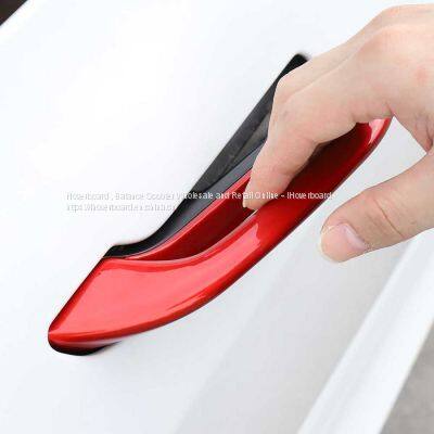 4PCS for Tesla Model Y Model 3 Car Antifreeze Door Handle Sticker Refit Accessories Trim Decoration Door Handle Protector Cover