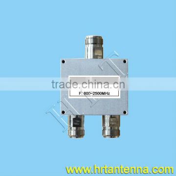 800-2500MHz 2 way splitter for GSM covering