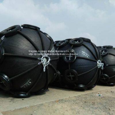 Ship To Ship Pneumatic Boat Rubber Fender With Tyre Chain Net photo-3
