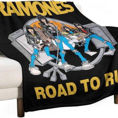 Ramones Road to Ruin Fleece Blanket Plush Throw Blanket Soft Warm Cozy Warm Lightweight and Decorative