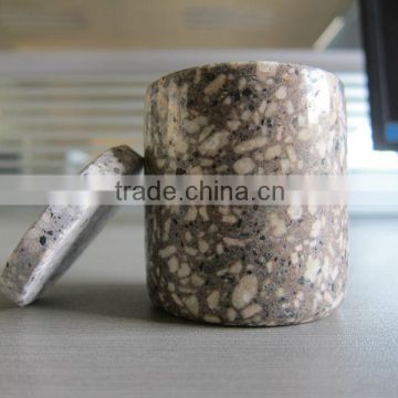 Chinese characteristic maifanite stone cup with high quality