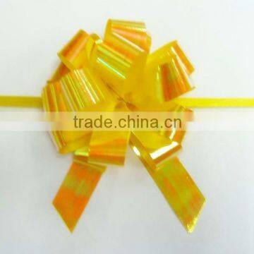 SP Handmade Blue Pull Bow Ribbon/Plastic Ribbon Pull Bow for Celebration Wedding or Wrapping Basket photo-2