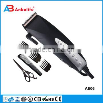 AE06 high quality rechargeable hair trimmer hair grooming hair clipper set