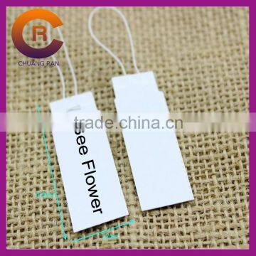 2014 Special deisgns with strings jewelry labels custom made jewelry tags